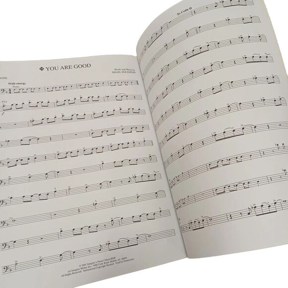 Praise Music BOOK TROMBONE Instrumental Play along 15 SONGS w CD Worship Gospel - Picture 5 of 14